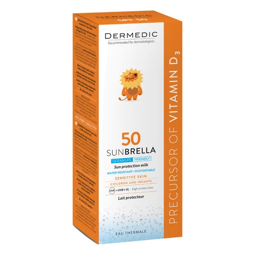 DERMEDIC Sunbrella Baby napfényvédő krém SPF50 1 hótól 50ml