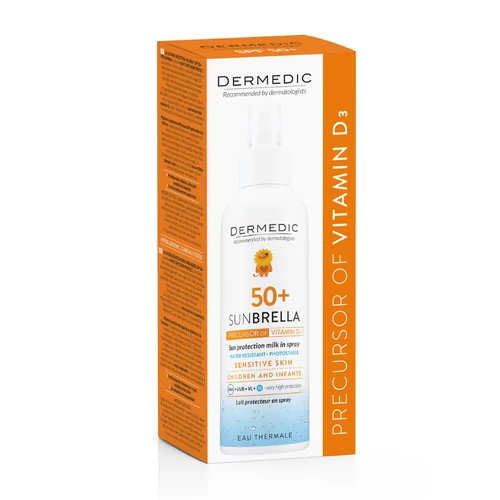 DERMEDIC Sunbrella Baby napfényvédő tej SPF50 spray 150ml