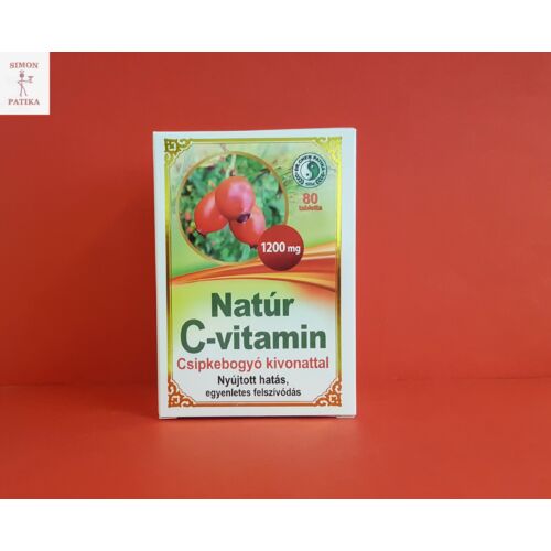 Natúr C-vitamin tabletta csipkebogyó kivonattal 1200mg