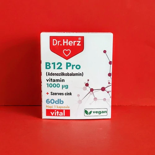 Dr.Herz B12 1000mcg szerves cink kapszula 60db