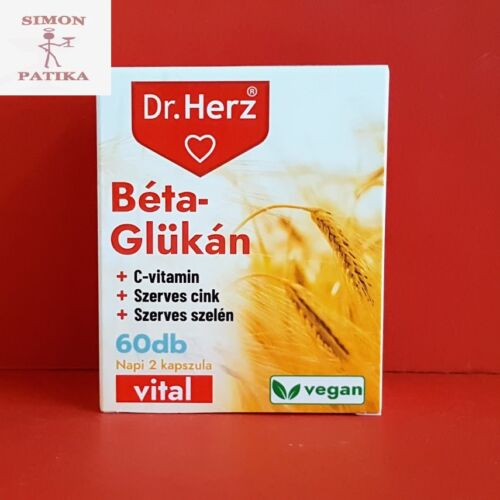 Dr.Herz Béta-Glükán+Szerves Zn,Se+C-vitamin kapszula