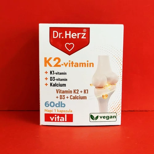 Dr.Herz K2 vitamin + D3 + Kalcium kapszula 60db