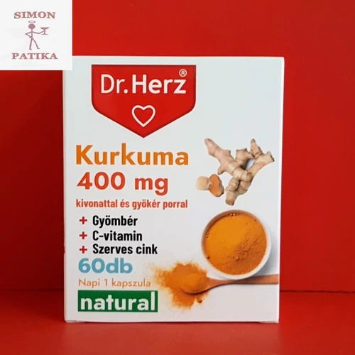 Dr.Herz Kurkuma+Cvit. szerves Cink kapszula