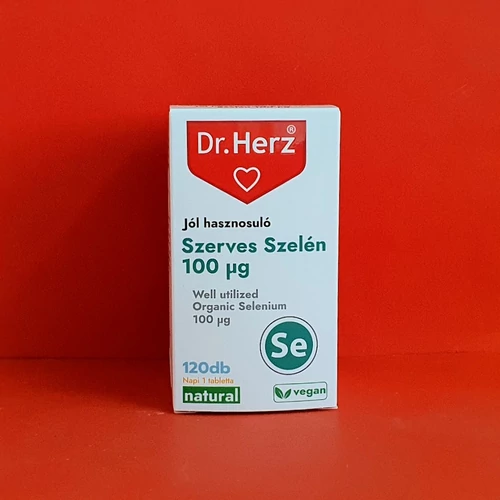Dr.Herz Szerves Szelén 100 mcg tabletta 120db