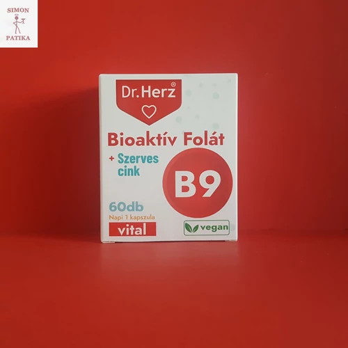 Dr.Herz Bioaktív Folát szerv cink kapszula 60db