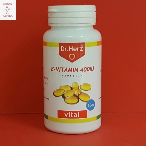 Dr.Herz E-vitamin 400IU lágyzselatin kapszula