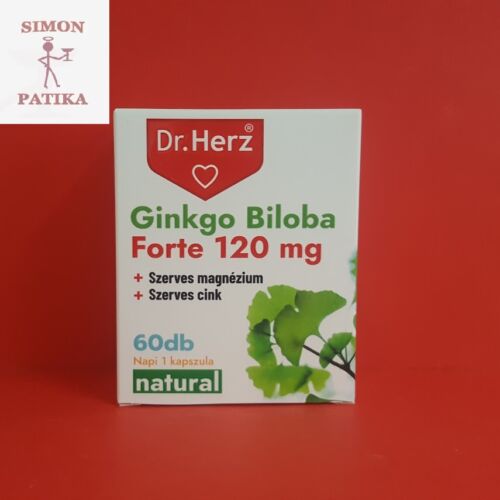 Dr.Herz Ginkgo Biloba Forte 120mg+Mg kapszula 60db