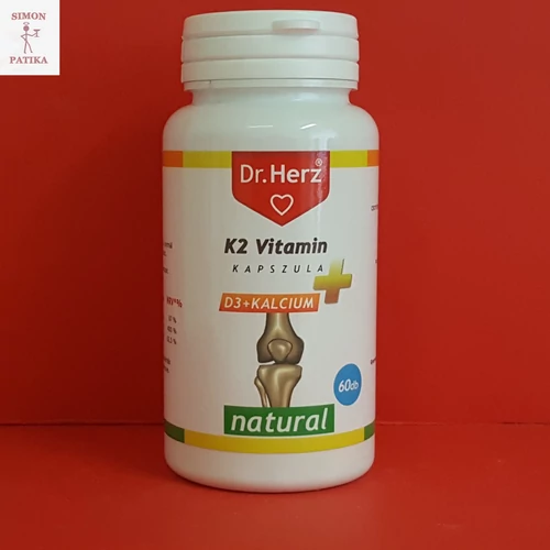 Dr.Herz K2 vitamin + D3 + Kalcium kapszula 60db