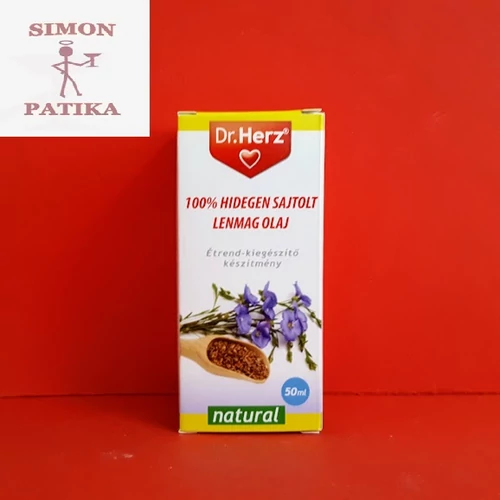 Dr.Herz Lenmag olaj 100% hidegen sajtolt 50ml