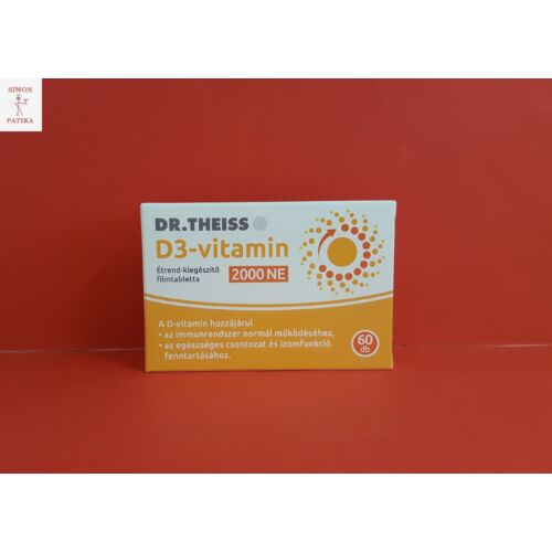 Dr.Theiss D3-vitamin 2000NE filmtabletta  60db