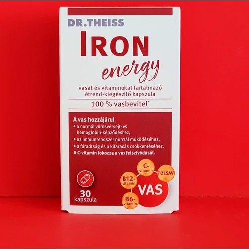 Dr.Theiss Iron Energy Vas vitamin kapszula 30db