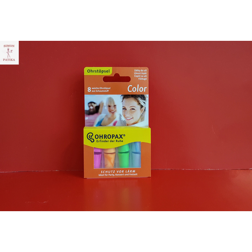 Füldugó OHROPAX ColorPlux színes 4pár