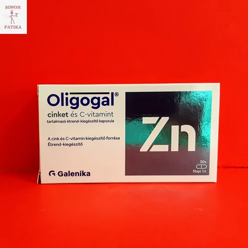 Oligogal Zn Cink C vitamin kapszula 30db