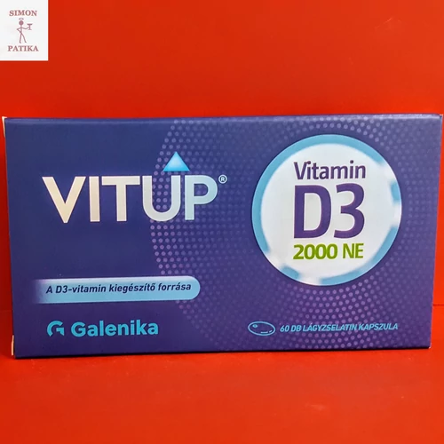 Vitup D3 vitamin 2000NE lágyzselatin kapszula 60db