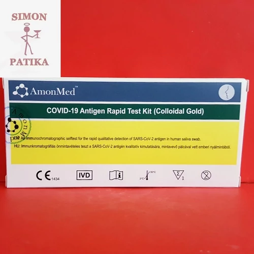 Amonmed Covid-19 Antigén nyál gyorsteszt 1db