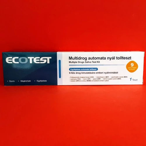 ECOTEST multidrog automata nyál tollteszt