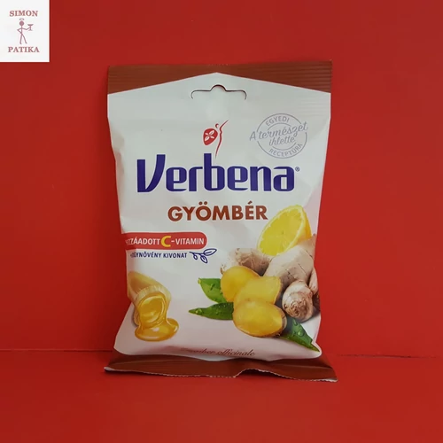 Verbena cukorka gyömbér 60g