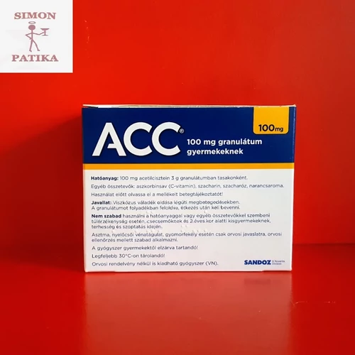 ACC 100 mg granulátum gyermekeknek 30db