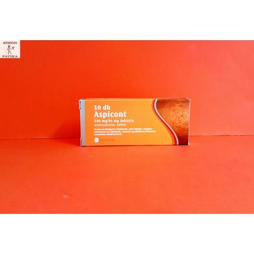 Aspicont 500 mg/50 mg tabletta 10db