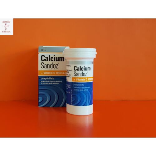 Calcium-Sandoz + Vitamin C 1000mg pezsgőtabletta 10db