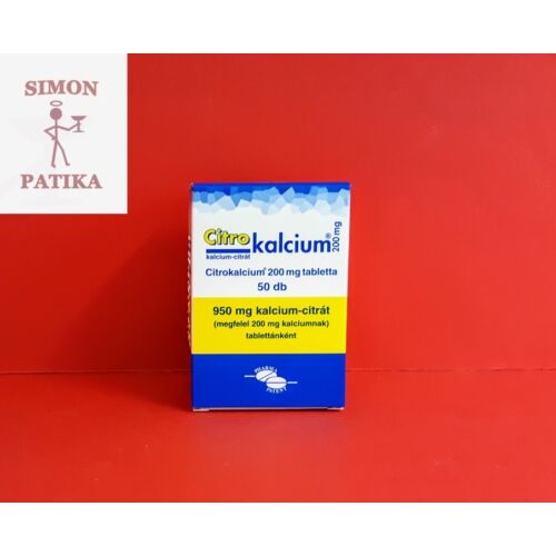 Citrokalcium 200 mg tabletta 50db