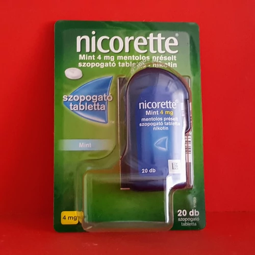 Nicorette Mint 4 mg szopogató tabletta Mentol 20db