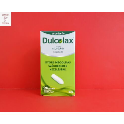 Dulcolax 10 mg végbélkúp 6db
