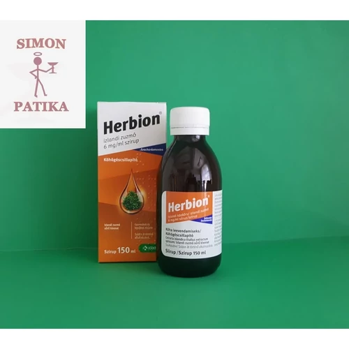 Herbion izlandi zuzmó 6 mg/ml szirup 150ml