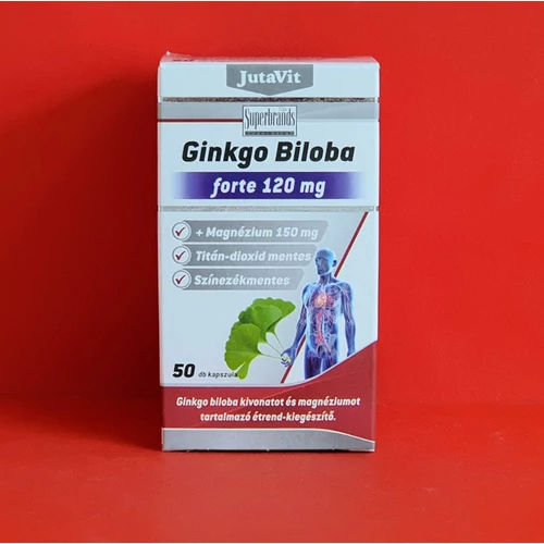Jutavit Gingko Biloba 120mg  +Magnézium 150mg tabletta 50db
