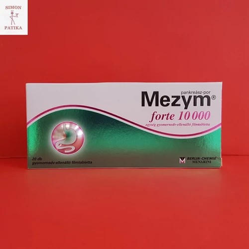 Mezym forte 10 000 egység filmtabletta 20db