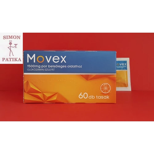 Movex 1500 mg glükozamin granulátum 60db