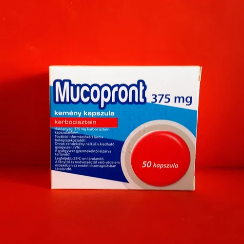 Mucopront 375 mg kemény kapszula 50db