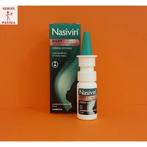 Nasivin Baby tartósítószermentes orrcsepp