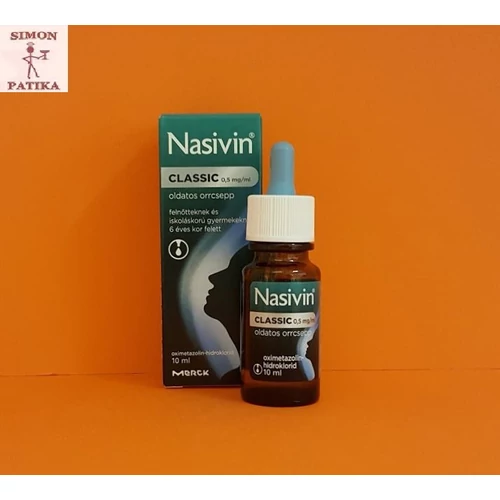 Nasivin Classic 0,5mg/ml orrcsepp 10ml