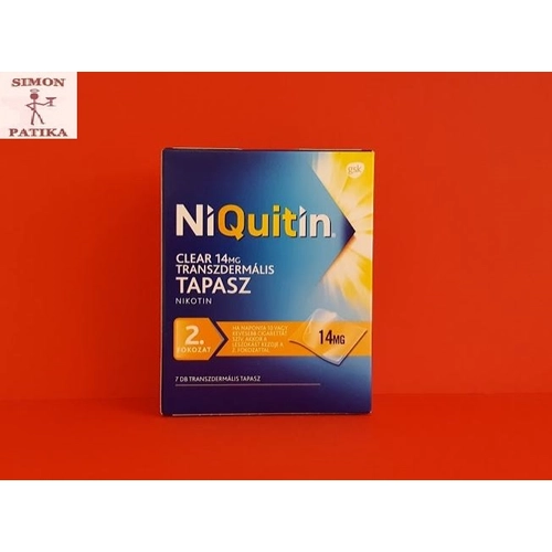 NiQuitin Clear 14 mg transzdermális tapasz 7db