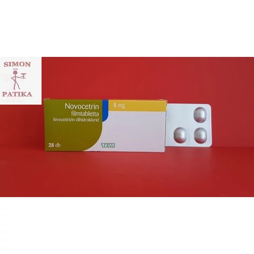 Novocetrin 5 mg filmtabletta 28db