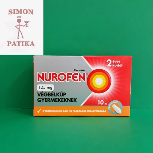 Nurofen 125 mg végbélkúp gyermekeknek