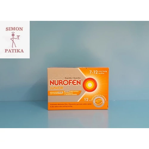 Nurofen Junior narancsízű 100 mg lágy rágókapszula 12db