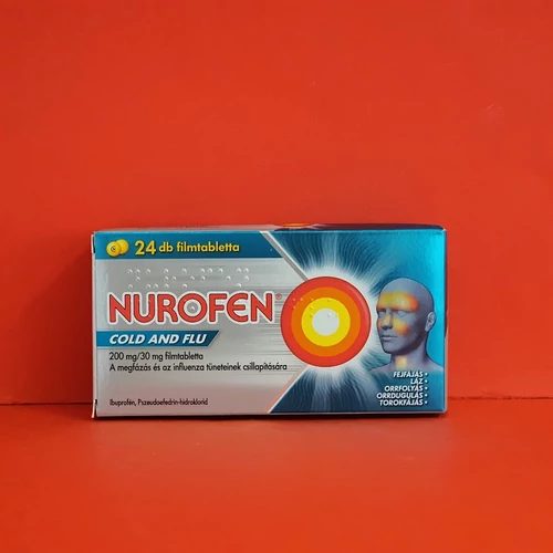 Nurofen Cold and Flu 200mg/30mg filmtabletta 24db