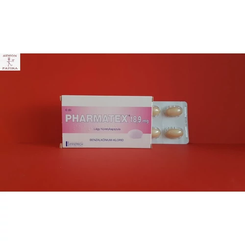 Pharmatex  18,9 mg lágy hüvelykapszula 6db