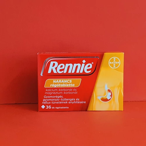 Rennie narancs rágótabletta 36 db