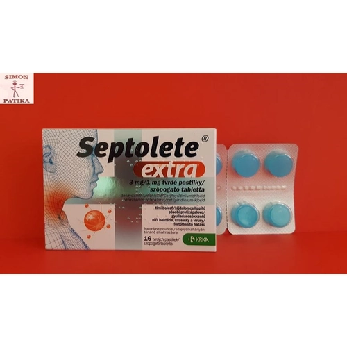 Septolete Extra 3 mg/1 mg szopogató tabletta 16db