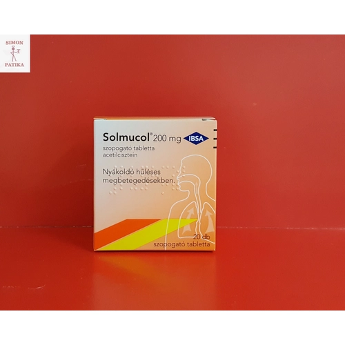 Solmucol 200 mg szopogató tabletta 20db