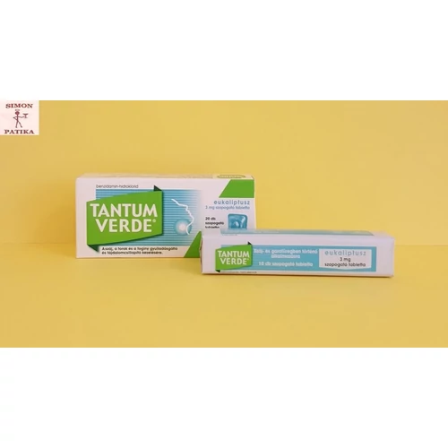 Tantum Verde Eukaliptusz 3mg szopogató tabletta 20db