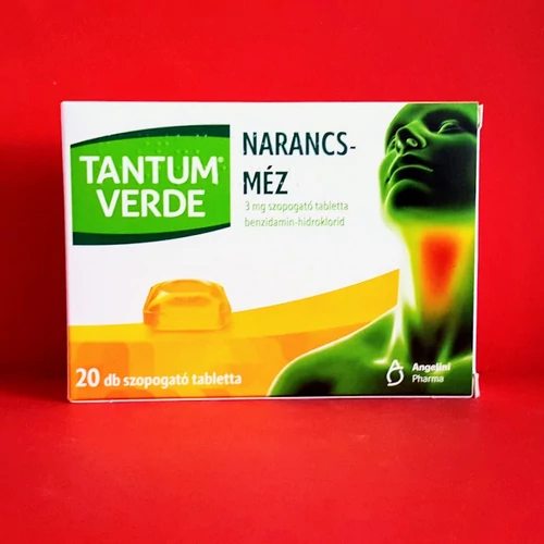 Tantum Verde narancs- méz 3mg szopogató tabletta 20db