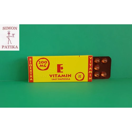 Vitamin E Bioextra 200 mg kapszula 20db