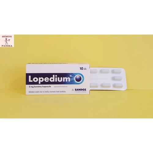 Lopedium 2 mg kemény kapszula 10db