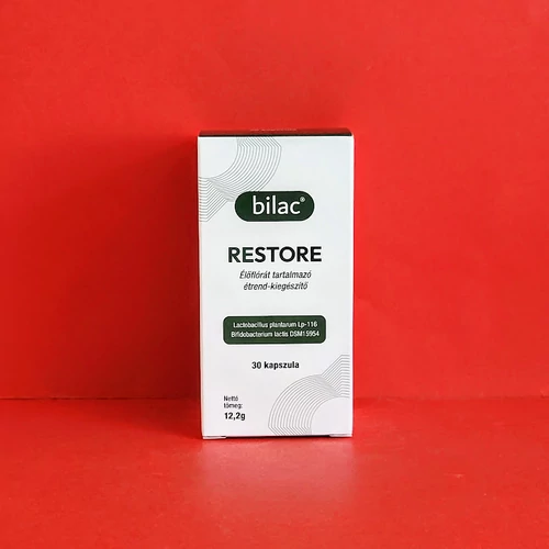 Bilac Restore élőflórás kapszula 30db