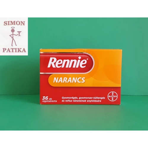 Rennie narancs rágótabletta 36 db