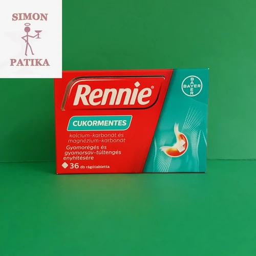 Rennie cukormentes rágótabletta 36db